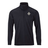 1st Division Subdued Performance Quarter Zip Pullover - BLACK