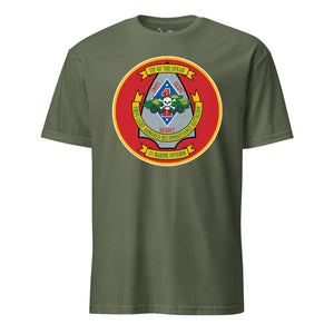 1st Light Armored Recon Battalion T-Shirt in OD Green - USMC unit tee