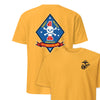 1st Recon Battalion Back Print T-Shirt - GOLD