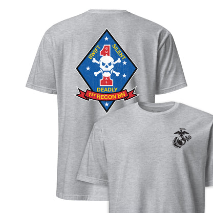 1st Recon Battalion Back Print T-Shirt