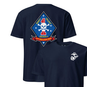 1st Recon Battalion Back Print T-Shirt