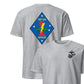 1st Tank Battalion Back Print T-Shirt