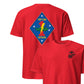 1st Tank Battalion Back Print T-Shirt