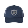 Brotherhood Shield Structured Trucker - NAVY/NAVY