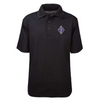 1st Divison Performance Polo Shirt - BLACK