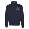 1st Battalion 12th Marines Quarter Zip Sweatshirt - Navy