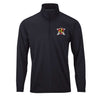 1st Battalion 12th Marines Performance Quarter Zip - Black