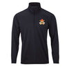 1st Battalion 14th Marines Performance Quarter Zip - Black