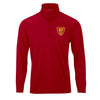 1st Battalion 27th Marines Performance Quarter Zip - Red