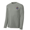 1st Battalion 4th Marines Long Sleeve Performance T-Shirt - Concrete Heather