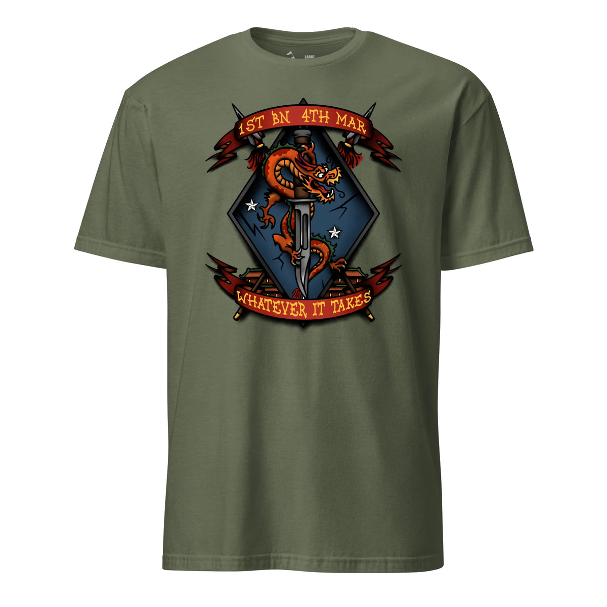 1st Battalion 4th Marines — OD Green