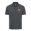 1st Battalion 6th Marines Performance Polo - Charcoal
