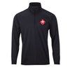 1st Battalion 6th Marines Performance Quarter Zip - Black