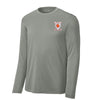 1st Battalion 7th Marines Long Sleeve Performance T-Shirt - Concrete Heather