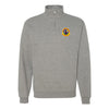 1st Battalion 9th Marines Quarter Zip Sweatshirt - Heather Grey
