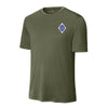 1st Combat Engineer Battalion Performance T-Shirt - OD Green