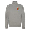 1st Light Armored Reconnaissance Battalion Quarter Zip Sweatshirt - Heather Grey