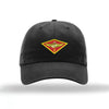 1ST Airwing Unstructured Hat - Black - BLACK
