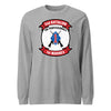 2nd Battalion 1st Marines Long Sleeve T-Shirt - HEATHER GREY