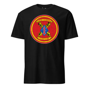 2nd Battalion 11th Marines T-Shirt in Black - USMC unit tee