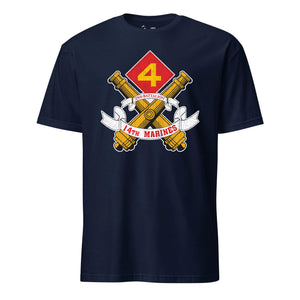 2nd Battalion 14th Marines T-Shirt in Navy - USMC unit tee