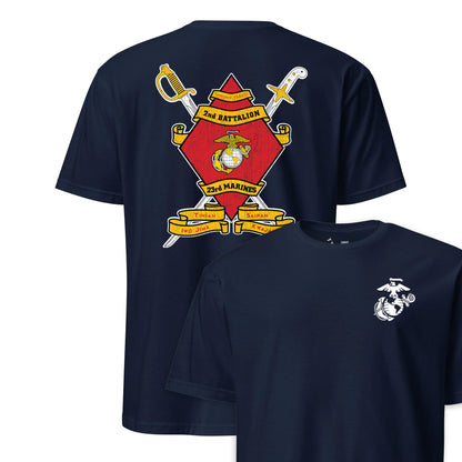 2nd Battalion 23rd Marines Back Print T-Shirt