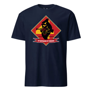 2nd Battalion 24th Marines T-Shirt in Navy - USMC unit tee