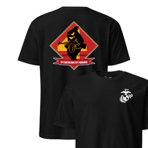 2nd Battalion 24th Marines Back Print T-Shirt