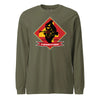 2nd Battalion 24th Marines Long Sleeve T-Shirt - OD GREEN