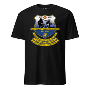 2nd Battalion 25th Marines T-Shirt in Black - USMC unit tee