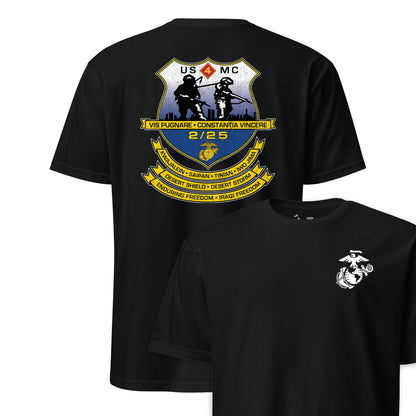 2nd Battalion 25th Marines Back Print T-Shirt