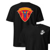 2nd Battalion 26th Marines Back Print T-Shirt - BLACK