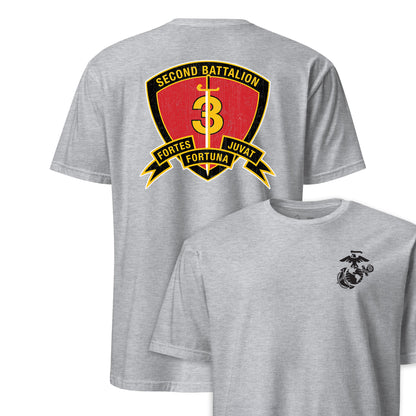 2nd Battalion 3rd Marines Back Print T-Shirt