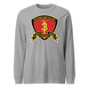 2nd Battalion 3rd Marines Long Sleeve T-Shirt - HEATHER GREY