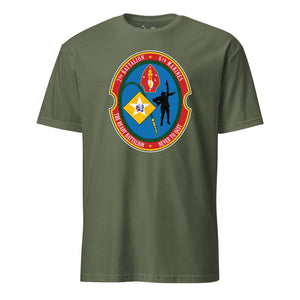 2nd Battalion 6th Marines T-Shirt in OD Green - USMC unit tee