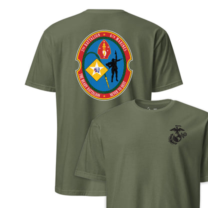 2nd Battalion 6th Marines Back Print T-Shirt