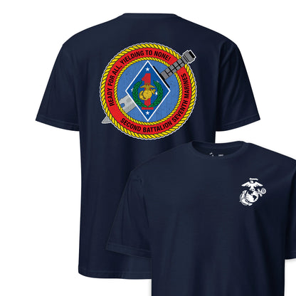 2nd Battalion 7th Marines Back Print T-Shirt