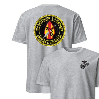 2nd Battalion 8th Marines Back Print T-Shirt