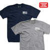 Flag American-Made Double Play Bundle T-Shirt - HEATHER GREY
