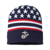 Eagle Globe & Anchor Patriotic Cuffed Watch cap - NAVY FLAG