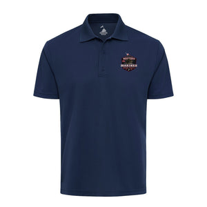 250 Year USMC Anniversary Performance Polo in Navy - Marine Corps polo shirt