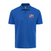 250th USMC Birthday Label Performance Polo Shirt - ROYAL
