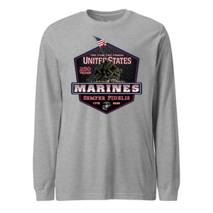 250 Year USMC Anniversary Long Sleeve T-Shirt