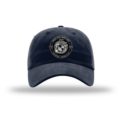 250th USMC Birthday Shield Patch Unstructured Dad Hat