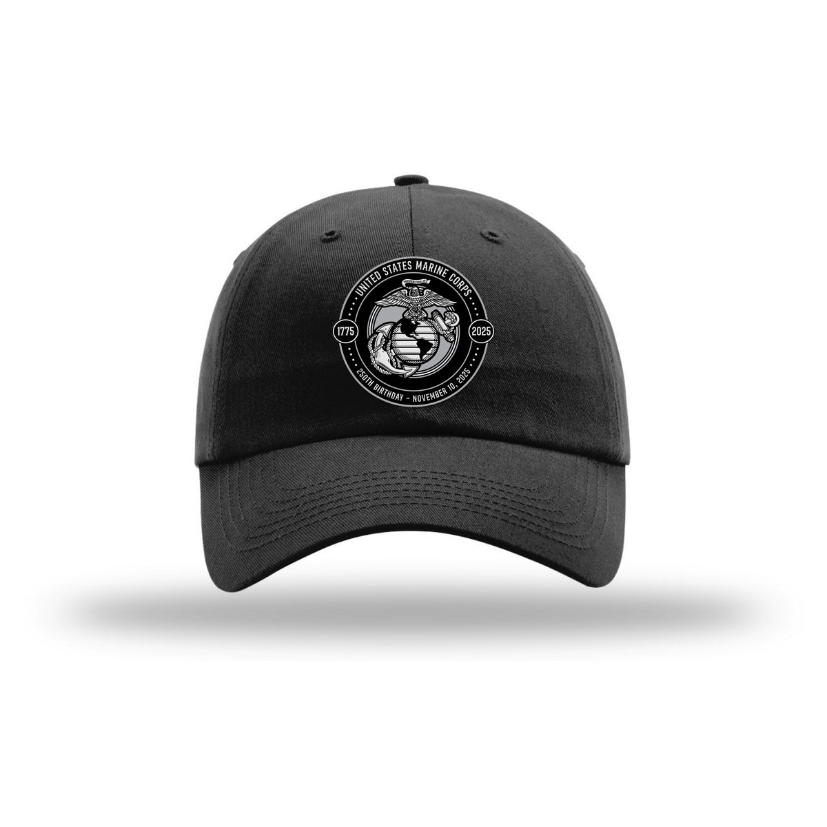 250th USMC Birthday Shield Patch Structured Hat