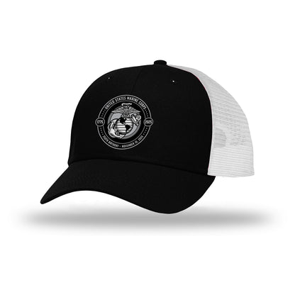250th USMC Birthday Shield Patch Structured Trucker Hat