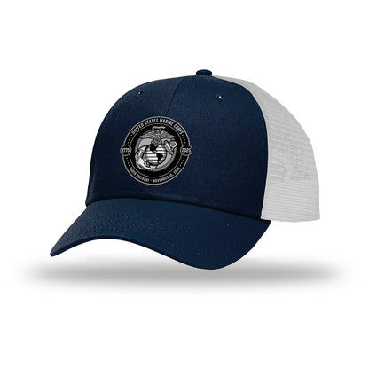 250th USMC Birthday Shield Patch Structured Trucker Hat