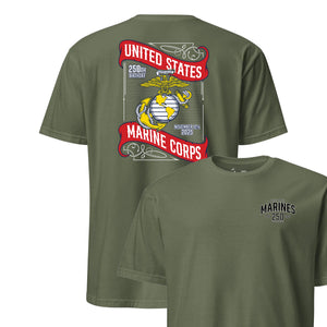 The 250th USMC Birthday Commemorative T-Shirt