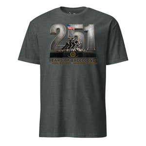 251 Years of Excellence USMC Birthday T-Shirt