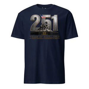 251 Years of Excellence USMC Birthday T-Shirt